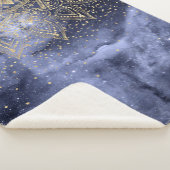 Goldmandala-Konfetti-Design Sherpadecke (3/4)