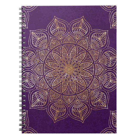 GoldMandala Notizblock (Vorderseite)