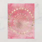Goldmandala Postkarte (Vorderseite)