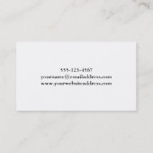 GoldMandala über strukturiertem tiefrosa Aquarell Visitenkarte (Rückseite)