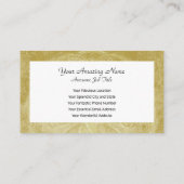 Goldmandala Visitenkarte (Rückseite)