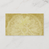 Goldmandala Visitenkarte (Vorderseite)