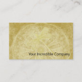 Goldmandala Visitenkarte (Vorderseite)