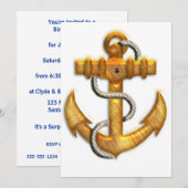 Goldmann Einladung (Vorne/Hinten)