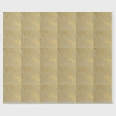 Goldmarbling: Grunge Texture Design Geschenkpapier (Flach)