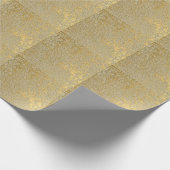 Goldmarbling: Grunge Texture Design Geschenkpapier (Ecke)