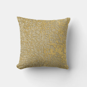Goldmarbling: Grunge Texture Design Kissen