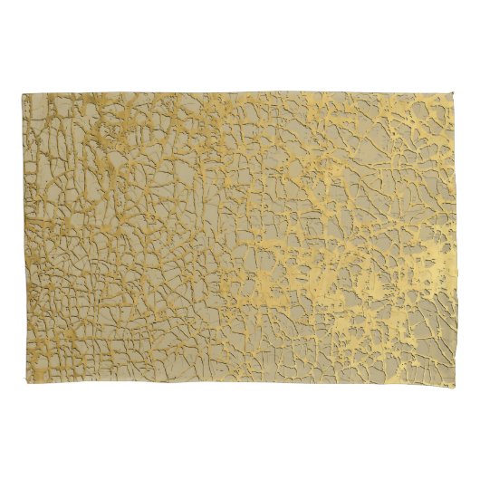 Goldmarbling: Grunge Texture Design Kissenbezug (Vorderseite)