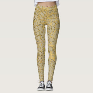 Goldmarbling: Grunge Texture Design Leggings