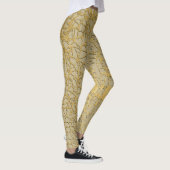 Goldmarbling: Grunge Texture Design Leggings (Rechts)