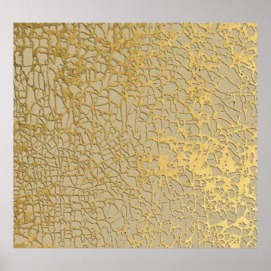 Goldmarbling: Grunge Texture Design Poster (Vorne)