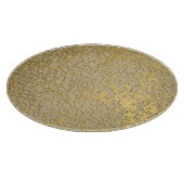 Goldmarbling: Grunge Texture Design Schneidebrett (Ecke)
