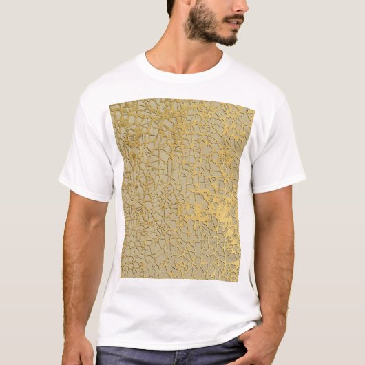 Goldmarbling: Grunge Texture Design T-Shirt (Vorderseite)