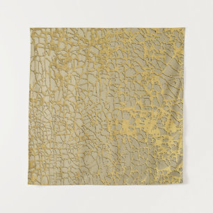 Goldmarbling: Grunge Texture Design Wandteppich