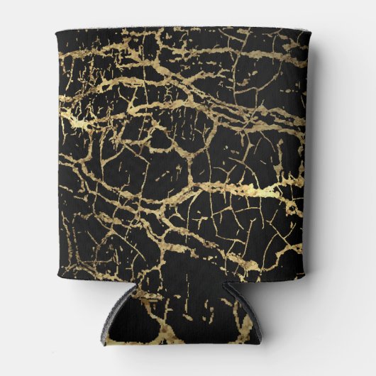 Goldmarbling Texture: Luxe Design Element Dosenkühler (Vorderseite)