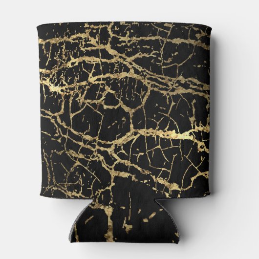 Goldmarbling Texture: Luxe Design Element Dosenkühler (Rückseite)