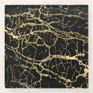 Goldmarbling Texture: Luxe Design Element Glasuntersetzer