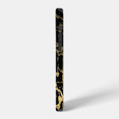 Goldmarbling Texture: Luxe Design Element iPhone Hülle (Linke Seite)