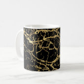 Goldmarbling Texture: Luxe Design Element Kaffeetasse (Vorderseite Links)