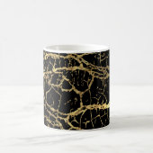 Goldmarbling Texture: Luxe Design Element Kaffeetasse (Mittel)
