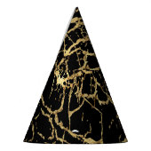 Goldmarbling Texture: Luxe Design Element Partyhütchen (Links)