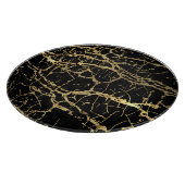 Goldmarbling Texture: Luxe Design Element Schneidebrett (Ecke)