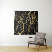 Goldmarbling Texture: Luxe Design Element Wandteppich (Beispiel (Horizontal))