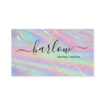 Goldmarmor aus dem holografischen Iridescent Opal