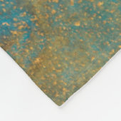 Goldmarmor: blaue Marmorstruktur. Fleecedecke (Ecke)