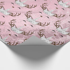 Goldmarmor der Girly-Rose Geschenkpapier