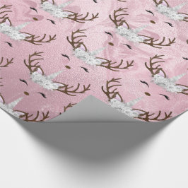 Goldmarmor der Girly-Rose Geschenkpapier