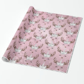 Goldmarmor der Girly-Rose Geschenkpapier (Ungerollt)