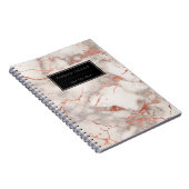 Goldmarmor der modernen Rose Notizblock (Rechte Seite)