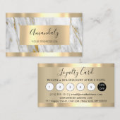 Goldmarmor Gerahmt 6 Punches 50% OFF Visitenkarte (Vorne/Hinten)