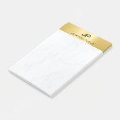 Goldmarmor Kreativ Einfaches modernes Design Schli Post-it Klebezettel (angewinkelt)