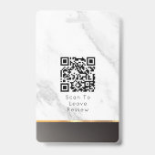 Goldmarmor mit schwarzer Gradient - Notar-ID Ausweis (Rückseite)