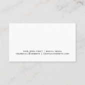 Goldmarmor | Schere Visitenkarte (Rückseite)