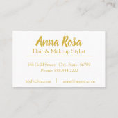 *~* Goldmarmor-schickes tiefpurpurnes populäres Visitenkarte (Rückseite)