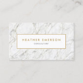 Goldmarmor Visitenkarte (Vorderseite)