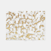 Goldmarmorfolien-Beschaffenheit Fleecedecke (Vorderseite (Horizontal))