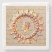 Goldmarmorgetränk des Kaisers Untersetzer (Vorderseite)