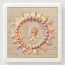 Goldmarmorgetränk des Kaisers Untersetzer