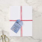 Goldmarmorhochzeit Geschenkanhänger (Mit Garn)