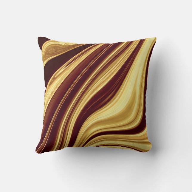 Goldmarmormuster Kissen (Rückseite)