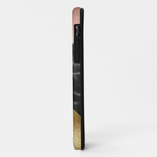 Goldmarmorn Mit Monogramm Case-Mate iPhone Hülle (Hinten/Links)