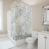 Goldmarmortextur Duschvorhang (Beispiel)