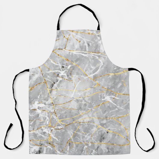 Goldmarmortextur Schürze (Vorderseite)