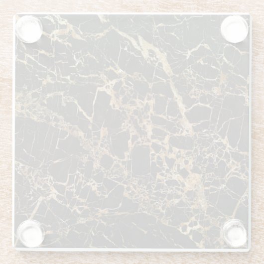 GoldmarmorUntersetzer Glasuntersetzer (Rückseite)