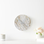 GoldmarmorWanduhr Runde Wanduhr (Zuhause)