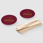 Goldmaroon-Abschluss 2023 Fächer (Non-assembled)